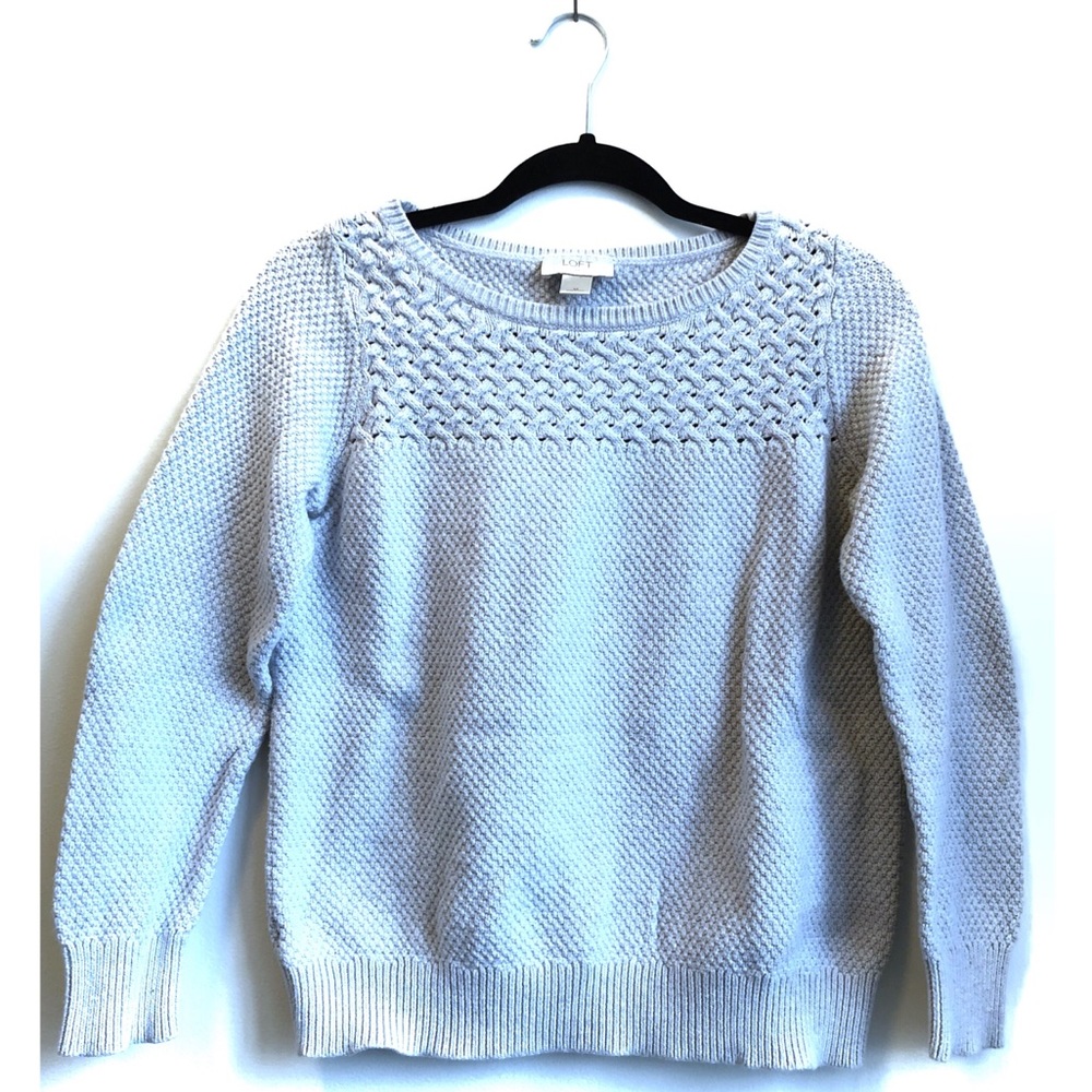 Loft Textured Pullover Sweater - image 1
